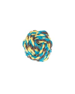 Игрушка для собак Мяч веревочный разноцветный 6 см Petmax