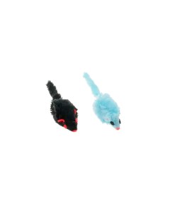 Игрушка для кошек Мышка искусственный мех цвета в ассортименте 9 5 см Petmax