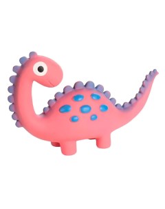Игрушка для собак из латекса Динозавр L 7 7х 25х15 см розовый Flamingo