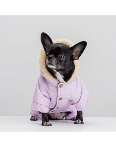 Комбинезон с оленем для собак M фиолетовый девочка Petmax