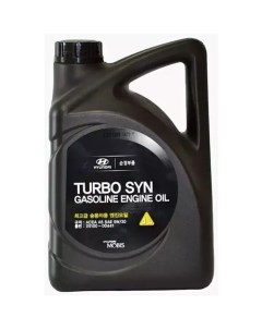 Моторное масло Turbo SYN 5W 30 4л синтетическое Hyundai