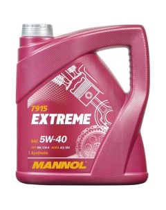 Моторное масло 7915 Extreme 5W 40 4л синтетическое Mannol