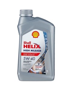Моторное масло Helix High Milleage 5W 40 1л синтетическое Shell