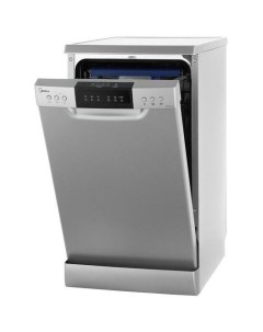Посудомоечная машина MFD45S110S узкая напольная 44 8см загрузка 10 комплектов серая Midea