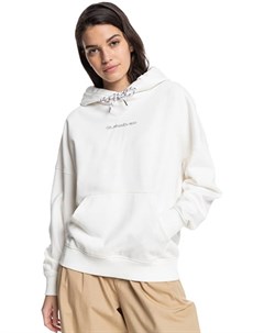 Оверсайз Худи Из Органического Хлопка Womens Lily White Quiksilver