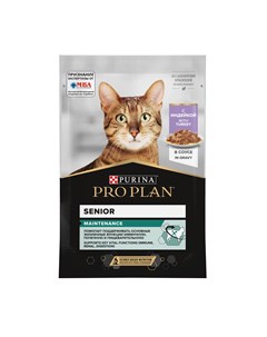 Pro Plan Adult 7 пауч для кошек старше 7 лет кусочки в соусе Индейка 85 г Purina pro plan