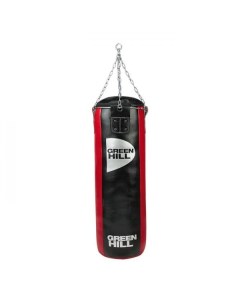 Профессиональный боксерский мешок 120 40 см натуральная кожа 60 кг Green hill