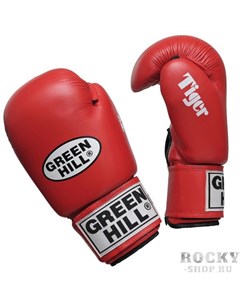 Детские перчатки боксерские tiger 8 унций Green hill