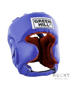 Детский боксерский шлем defence Синий Green hill