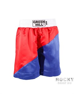 Детские шорты для тайского бокса российский флаг Green hill