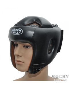 Шлем для бокса brave Черный Green hill