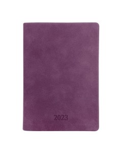 Ежедневник Soft датированный на 2024 год 14 х 20 см 352 страницы интегральный переплет фиолетовый Infolio