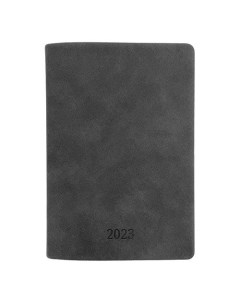 Ежедневник Soft датированный на 2024 год 14 х 20 см 352 страницы интегральный переплет серый Infolio