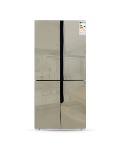 Холодильник Side by Side NFK 500 шампань Ginzzu