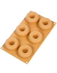 Форма для запекания силикон 30х17 5х3 см для пончиков 6 ячеек Донатс 856 148 By collection