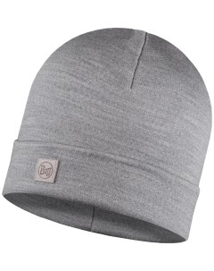 Шапка Merino Heavyweight Hat Solid Light Grey US one size 111170 933 10 00 Buff