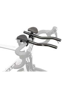 Руль-лежак TRI BAR AERO, 31.8мм, с адаптером 25.4, эргономичный, 448 г, черный, 5-403750 M-wave