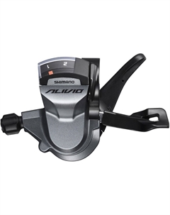 Шифтер Alivio M4010, левый, 2 скорости, трос 1800 мм, ESLM4010LB Shimano