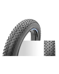 Велопокрышка H5176 27,5*3.5", 89х584, черная Chao yang