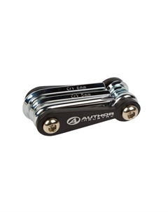 Мультитул велосипедный, шестигранники, +/- отвертки, черный, 8-10000011 Author