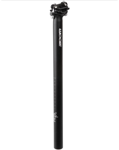 Штырь вело подседельный, 30,9х400 мм, алюминий, без смещения, матово-черный, 5-252715 Zoom®