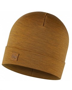 Шапка Merino Heavyweight Hat Solid Mustard коричневый 111170 118 10 00 Buff
