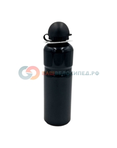 Фляга велосипедная, алюминий, 0,75л, черная, 5-340291 M-wave
