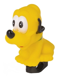 Клаксон резина/пластик детский желтый "собачка "Плуто", 5-422043 Messing