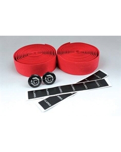 Лента на руль CLARKS CHBT корковая+крепеж+заглушки на руль, толщ. 3мм, красная, 3-121 Clarks