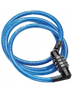 Велосипедный замок Cables Keeper тросовый кодовый 7 х 1200 мм синий 9333725272775 Kryptonite
