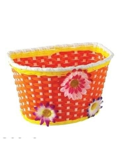 Велокорзина, детская, на руль, оранжевая, 00-170435 M-wave