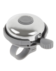 Звонок на велосипед, алюминий/пластик, D=55мм, серебристо-серый, 00-170692 Acme