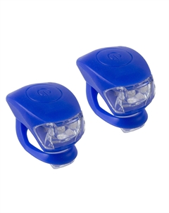 Фонарики COBRA IV, комплект, по 2 диода, 3 режима, синий корпус, 5-220634 M-wave