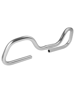 Руль велосипедный, алюминий, мультипозиционный, "бабочка" 22,2 х 25,4 x 590 мм, серебристый, 5-403708 Zoom®