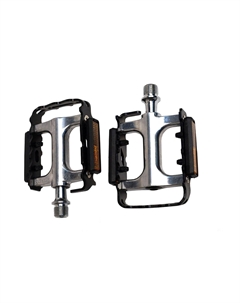 Педали велосипедные 106*68мм, база алюминий, Cr-Mo ось, рамка сталь, промподшипники, FP-975 Feimin