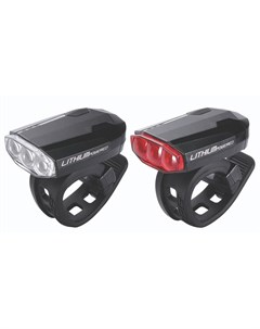 Комплект фонарей SparkCombo белый красный светодиодные 4 режима подзарядка через USB BLS 48 Bbb