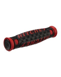 Грипсы велосипедные MTB True grip Pro TG6 черные красные 11275 Ritchey