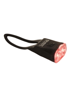 Фонарь для велосипеда, задний, силикон, быстросъемный, черный, с батарейками, 8-12039160 Author