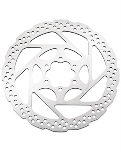 Ротор велосипедный RT56, 160мм, 6 болтов, только для пластиковых колодок, серебристый, ESMRT56SC Shimano