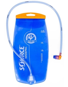 Фляга/гидропак вело SOURCE 2 литра, прозрачно-голубая, антибактериальная защита, 5-122515 M-wave