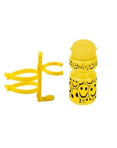 Фляга велосипедная KIDS, детская, пластик. 0,3 л, с флягодержателем, "смайл", 5-340214 Ventura