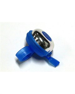 Звонок велосипедный алюминий пластик база диаметр 45мм синяя база 33AD 03 blue Joy kie