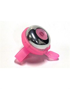 Звонок велосипедный 33AD 03 алюминий пластик диаметр 45мм розовый 33AD 03 pink Joy kie