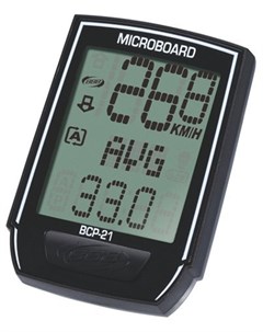 Велокомпьютер MicroBoard 8 функций проводной черный BCP 21 Bbb