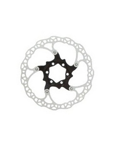 Ротор тормоза MOAI,160 мм, составной, серебристый/черный, MOAI НК-R34BК-DIY Alligator