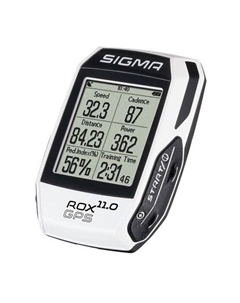 Велокомпьютер SIGMA ROX GPS 11.0 set, белый, беспроводной, 01009 Sigma