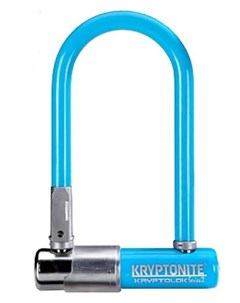 Велосипедный замок Kryptolok Mini 7 FlexFrame U bracket U lock на ключ 82 х 170 мм синий 72001800156 Kryptonite