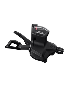 Манетка Deore SL-M6000-L, левая, 2/3 скорости, крепление на хомут, трос 1800 мм, ISLM6000LB Shimano