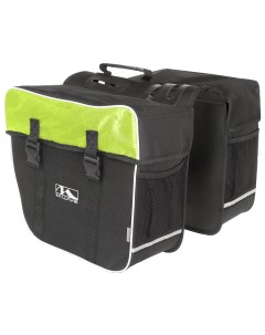 Велосипедная сумка штаны на багажник 2в1 V 30л черно зеленая 5 122805 M-wave