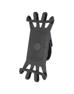 Держатель для смартфона, силикон, 3,5"-6,5", вращение на 360°, на руль или вынос, черный, 122580 M-wave